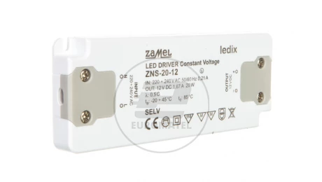 Zasilacz LED slim 12V DC 20W ZNS-20-12 LDX10000138