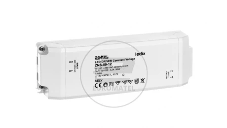 Zasilacz LED slim 12V DC 50W ZNS-50-12 LDX10000140