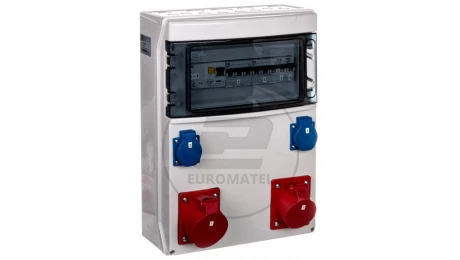 Rozdzielnica stacjonarna STAR 32A/5PxB32 16A/5PxB16 2GSx2B16 FI40 IP54 9023007W
