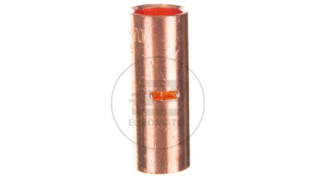 Końcówka /tulejka/ łącząca miedziana niecynowana 70mm2 LN70