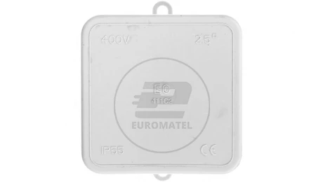 Puszka n/t szara 65x65x32 mm IP55 bezhalogenowa EC411C2