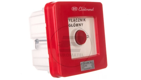Wyłącznik alarmowy 4Z 12A /WYŁĄCZNIK GŁÓWNY/ IP55 WGp-4s 921593