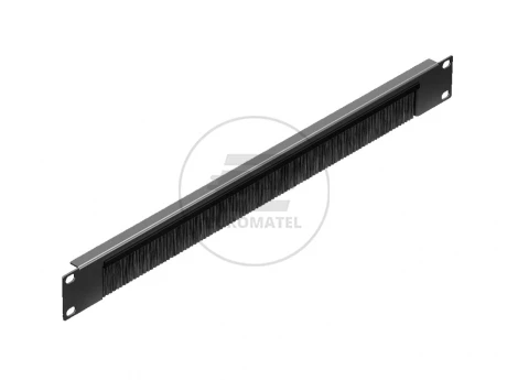 Panel przelotowy do kabli z listwą szczotkową 482,6 mm (19