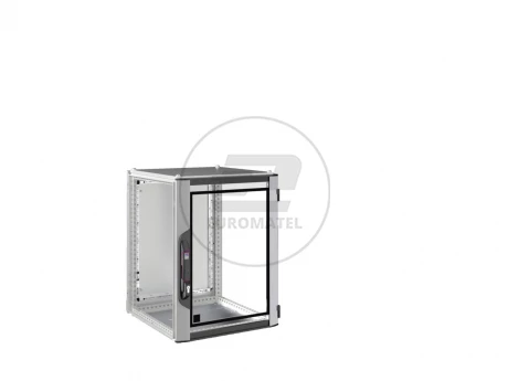 VX IT, zamknięta, IP55, pusta szafa, RAL7035, SxWxG 600x800x600mm, 15 U