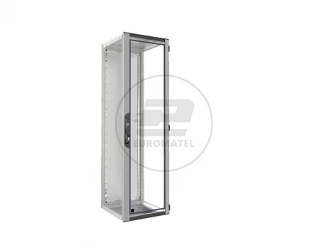 VX IT, zamknięta, IP55, pusta szafa, RAL7035, SxWxG 600x2000x600mm, 42 U
