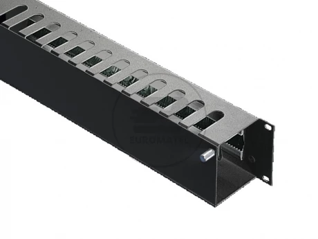 Panel rozrządowy, 2 U, RAL 9005