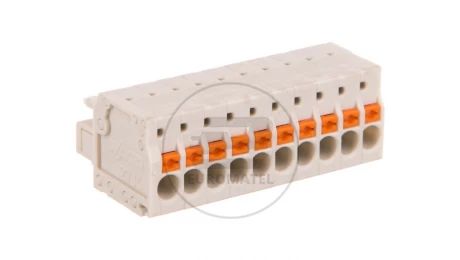 Gniazdo MCS-MINI 10-biegunowe jasnoszare raster 3,5 mm 2734-110 /50szt./