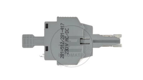 Wtyk bezpiecznikowy szary 6,3A G 5x20mm 281-512/281-417 /50szt./
