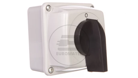 Łącznik krzywkowy 0-1-2-3 3P 25A w obudowie IP65 Łuk E25-63 952563
