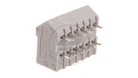 Listwa zaciskowa do płytek drukowanych 6-biegunowa szara raster 2,5mm 218-106 /70szt./