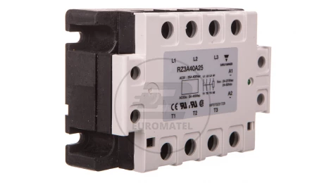 Przekaźnik półprzewodnikowy trójfazowy 24-440V AC 25A 24-275 V AC/24-50 V DC RZ3A40A25