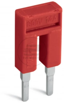 Mostek grzebieniowy z izolacją 4-tor. czerwony 2000-404/000-005 /25szt./