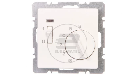 Q.1 Regulator temperatury 1Z element centralny, diodą, biały, aksamit 20306089