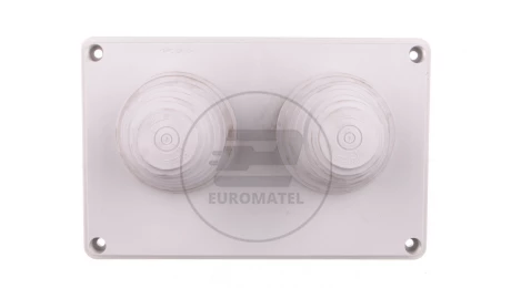 Płyta przepustowa z 2 dławnicami IP55 dla kabli o średnicy 30-72mm MV FP 66 6600249