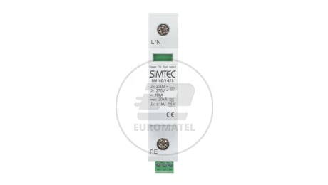 Ogranicznik przepięć kl. D 1P 10kA SM10D/1P SIMTEC 85301000