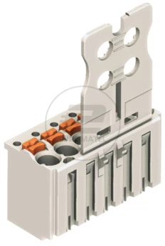 Gniazdo picoMAX raster 3,5mm 2-biegunowe z płytką uchwytową 2091-1102 /100szt./