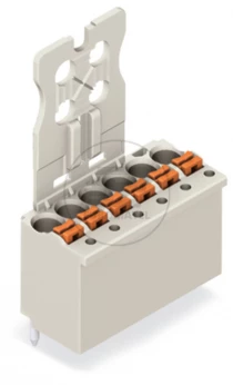 Gniazdo picoMAXeCOM raster 3,5mm 8-biegunowe z prostymi pinami lutowniczymi z płytką 2091-1158 /50szt./