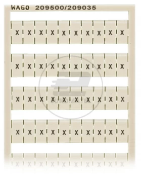 Oznaczniki WSB nadruk X 209-500/209-035 /5szt./