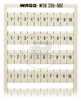 Ramka z oznacznikami 10x 1-10 209-502 /5szt./