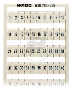 Ramka z oznacznikami 2x 1-50 209-566 /5szt./