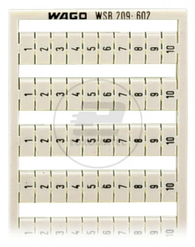 Ramka z oznacznikami 10x 1-10 209-602 /5szt./