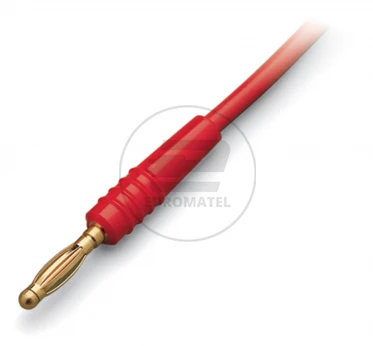 Wtyk pomiarowy średnicy 2mm czerwony 210-136