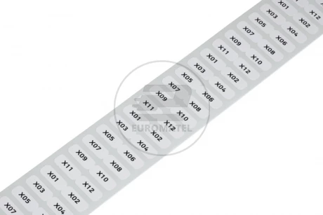 Etykieta samoprzylepna z poliestru o wymiarach 15x6mm biała 210-805