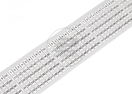 Pasek ciągły szerokość 5mm 5-torowy biały 210-834