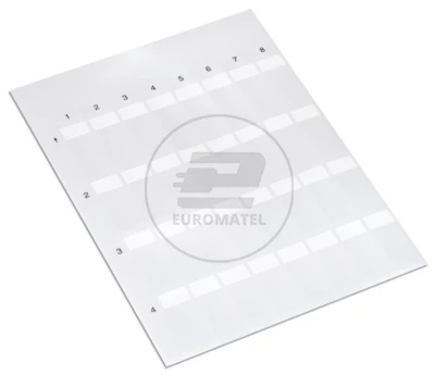 Samoprzylepny oznacznik kabla 9x17mm z laminacją 211-150 /20szt./