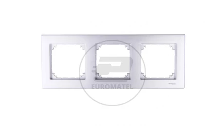 Merten M-Plan Ramka potrójna aluminium MTN486360