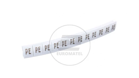 Oznacznik biały symbole DK 2/Z5 PE 89303006 /100szt./