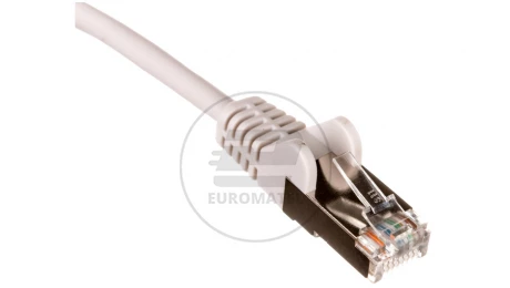 Kabel krosowy patchcord U/UTP kat.5e CCA szary 5m 68377