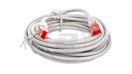Kabel krosowy patchcord U/UTP kat.6 CCA szary 5m 68419
