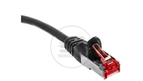 Kabel krosowy patchcord S/FTP (PiMF) kat.6 LSZH czarny 2m 68696
