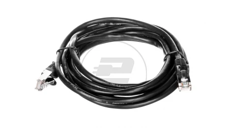 Kabel krosowy patchcord F/UTP kat.5e CCAczarny 3m 68660