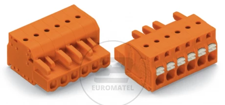 Gniazdo MCS-MIDI Classic 24-biegunowe pomarańczowe raster 5,08mm 2231-324/026-000 /10szt./