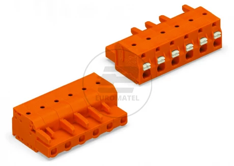 Gniazdo MCS-MIDI Classic 5-biegunowe pomarańczowe raster 7,62mm 2231-705/026-000 /50szt./