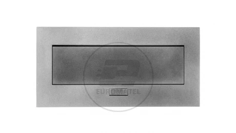 Gniazda wpuszczane w blat 3x250V AC z płaskim rantem srebrne OR-AE-1371/G