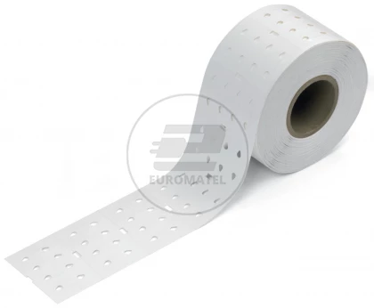 Oznaczniki nawlekane na przewody 2,5-6 mm2 białe 1000 szt. / rolka 211-862