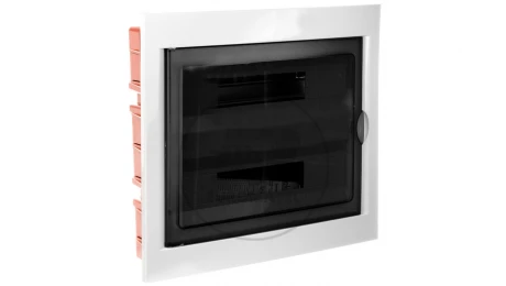 Rozdzielnica modułowa 2x18 podtynkowa drzwi transp. seria 630 IP40 430x410x80 szara EC63036