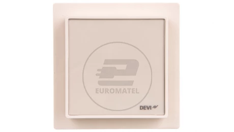 Termostat dotykowy DEVIreg Smart 240V 16A 5-45C IP21 kość słoniowa 140F1142
