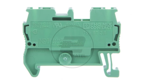 Listwa zaciskowa przepustowa 2,5mm ST 2,5 GN 3037106 /50szt./