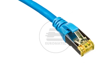Kabel krosowy /Patch cord/ S/FTP kat.6A LS0H niebieski 2m DK-1644-A-020/B /2m/