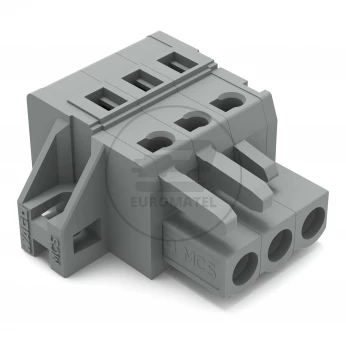 Gniazdo MCS-MIDI Classic 3-biegunowe szare raster 5mm 231-103/031-000 /50szt./
