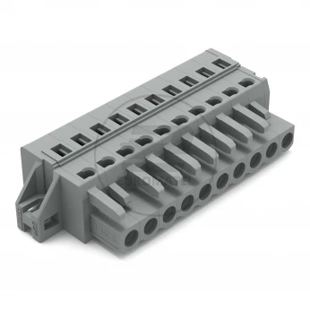 Gniazdo MCS-MIDI Classic 10-biegunowe szare raster 5mm 231-110/031-000 /25szt./
