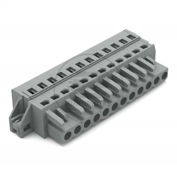 Gniazdo MCS-MIDI Classic 12-biegunowe szare raster 5mm 231-112/031-000 /25szt./