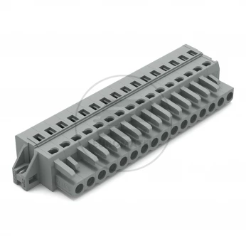 Gniazdo MCS-MIDI Classic 16-biegunowe szare raster 5mm 231-116/031-000 /10szt./
