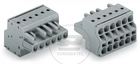 Gniazdo MCS-MIDI Classic 4-biegunowe szare raster 5mm 231-2104/026-000 /100szt./