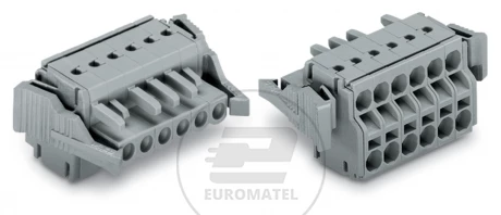 Gniazdo MCS-MIDI Classic 4-biegunowe szare raster 5mm 231-2104/037-000