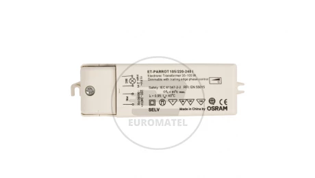 Zasilacz halogenowy 35-105W 230V 12V ET-PARROT 105 4008321111579